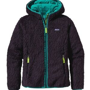 Patagonia Graphite Blue Fleece Hoodie